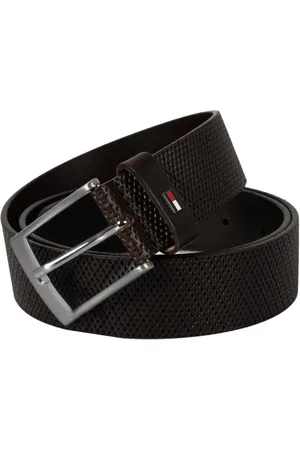 Tommy Hilfiger Heren, Accessoires, Bruin, Maat: 90 CM Leer