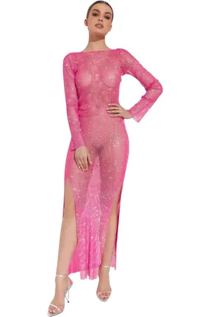 SANTA BRANDS Dames, Jurken, Roze, Maat: ONE Size
