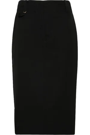 Jacquemus Dames, Rokken, Zwart, Maat: S Wol