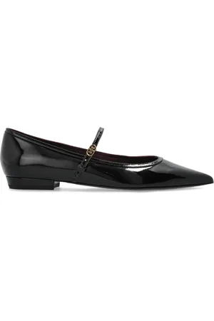 Tory Burch Dames, Schoenen, Zwart, Maat: 37 EU Leer