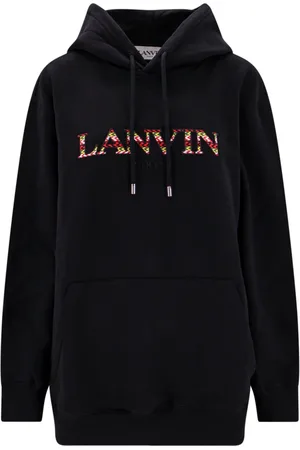 Lanvin Dames, Sweatshirts & Hoodies, Zwart, Maat: XS Katoen
