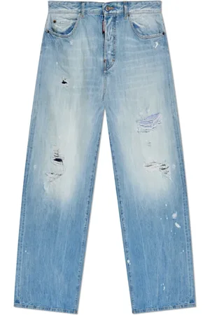 Dsquared2 Dames, Jeans, Blauw, Maat: M Katoen