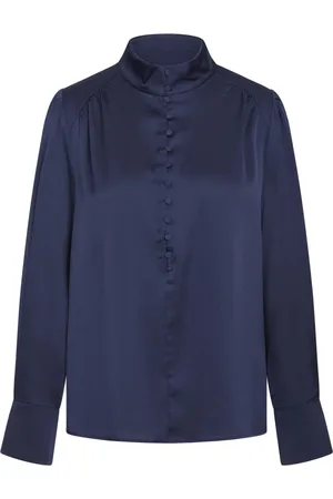 Bruuns Bazaar Dames, Blouses & Shirts, Blauw, Maat: S