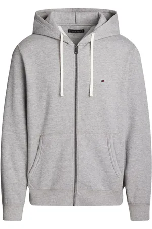 Tommy Hilfiger Heren, Sweatshirts & Hoodies, Grijs, Maat: 2XL Katoen