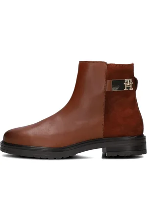 Tommy Hilfiger Dames, Schoenen, Bruin, Maat: 37 EU Leer
