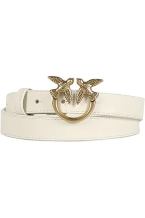 Pinko Dames, Accessoires, Wit, Maat: S Leer