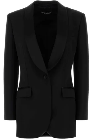 Dolce & Gabbana Dames, Jassen, Zwart, Maat: XS Wol