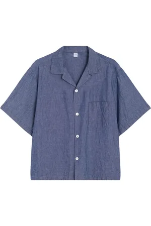 Aspesi Heren, Overhemden, Blauw, Maat: L Denim