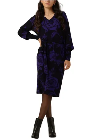 Jansen Amsterdam Dames, Jurken, Paars, Maat: XS Jersey