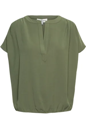 &Co Woman Dames, Blouses & Shirts, Groen, Maat: XS Poliester