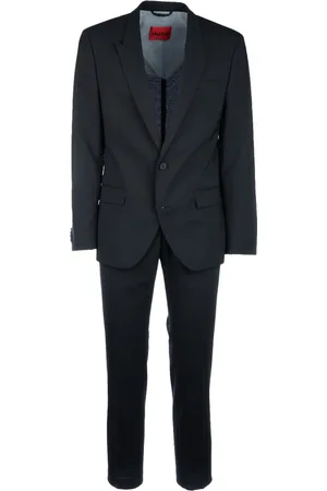 HUGO BOSS Heren, Pakken, Zwart, Maat: S Wol