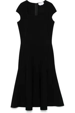Alexander McQueen Dames, Jurken, Zwart, Maat: L