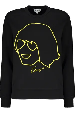 Kenzo Dames, Sweatshirts & Hoodies, Zwart, Maat: XS Katoen
