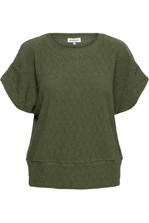 &Co Woman Dames, Tops, Groen, Maat: L Katoen