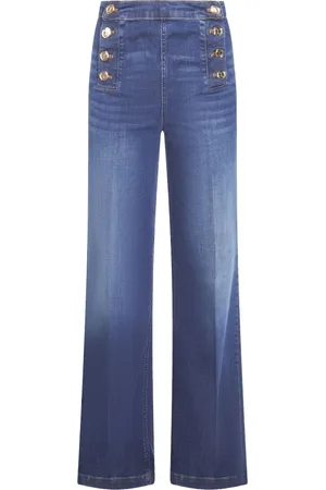 Twin-Set Dames, Jeans, Blauw, Maat: W30 Denim