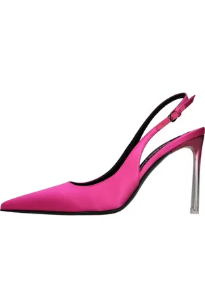 Sergio Rossi Dames, Schoenen, Roze, Maat: 37 1/2 EU Satijn