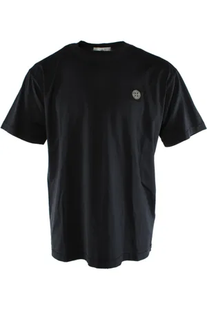 Stone Island Heren, Tops, Blauw, Maat: 2XL Katoen