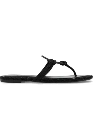 Tory Burch Dames, Schoenen, Zwart, Maat: 39 1/2 EU Leer