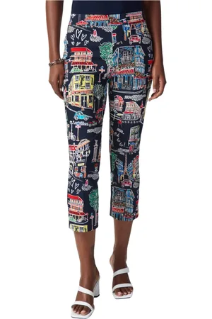 Joseph Ribkoff Dames, Broeken, Veelkleurig, Maat: S Spandex