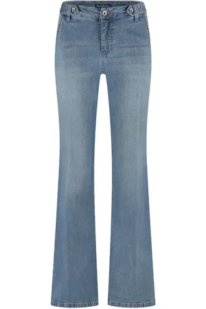 Red Button Dames, Jeans, Blauw, Maat: 3XL
