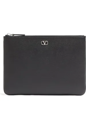 VALENTINO GARAVANI Heren, Tassen, Zwart, Maat: ONE Size Leer