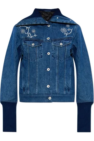 Kenzo Dames, Jassen, Blauw, Maat: M Wol