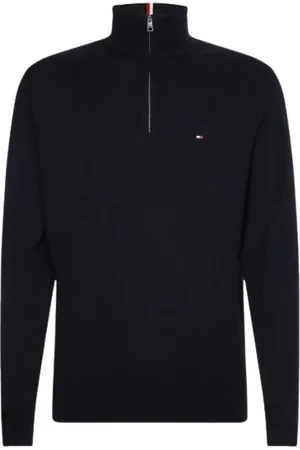 Tommy Hilfiger Heren, Sweatshirts & Hoodies, Zwart, Maat: M Katoen