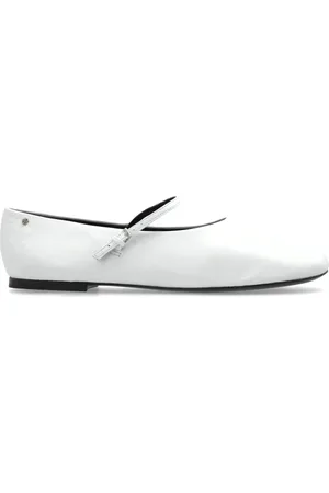 Tory Burch Dames, Schoenen, Wit, Maat: 37 1/2 EU Leer