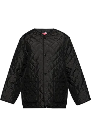 Kenzo Heren, Jassen, Zwart, Maat: L Polyamide