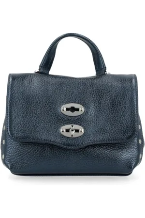Zanellato Dames, Tassen, Blauw, Maat: ONE Size Leer