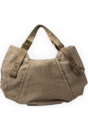 Borbonese Dames, Tassen, Groen, Maat: ONE Size Leer