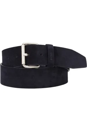 HUGO BOSS Heren, Accessoires, Blauw, Maat: 100 CM Leer