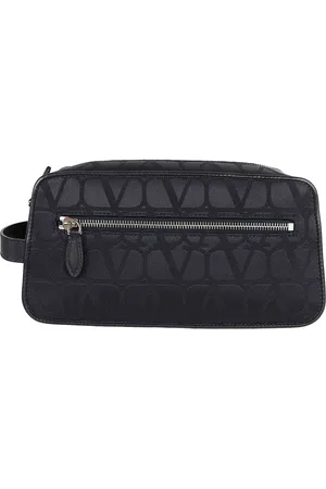 VALENTINO GARAVANI Heren, Tassen, Zwart, Maat: ONE Size Katoen