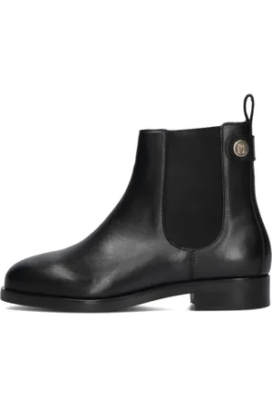 Tommy Hilfiger Dames, Schoenen, Zwart, Maat: 36 EU Leer