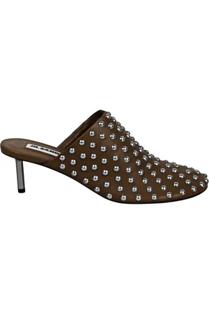 Jil Sander Dames, Schoenen, Groen, Maat: 37 EU Leer