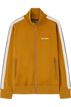 Palm Angels Heren, Sweatshirts & Hoodies, Geel, Maat: S