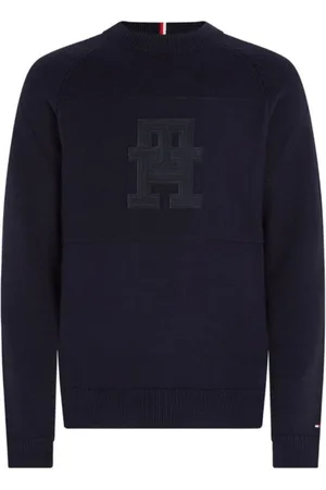 Tommy Hilfiger Heren, Truien, Blauw, Maat: M Katoen