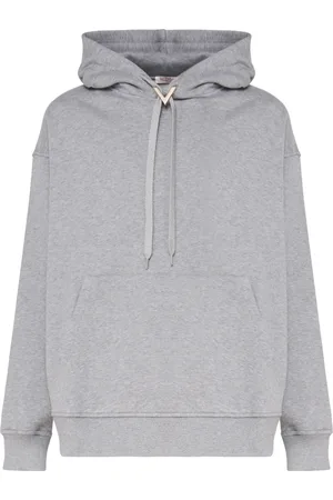 VALENTINO GARAVANI Heren, Sweatshirts & Hoodies, Grijs, Maat: L Katoen