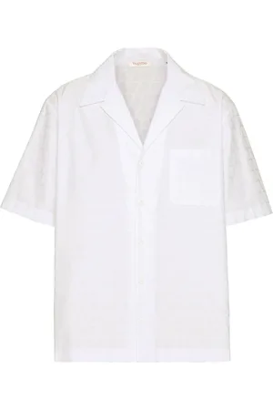 VALENTINO GARAVANI Heren, Overhemden, Wit, Maat: XL Katoen