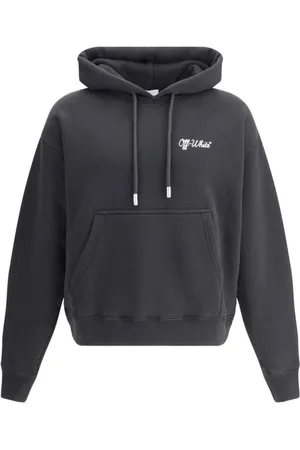 OFF-WHITE Heren, Sweatshirts & Hoodies, Zwart, Maat: S Katoen