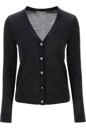 Tory Burch Dames, Truien, Zwart, Maat: S Zijde