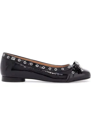 Ganni Dames, Schoenen, Zwart, Maat: 41 EU Leer