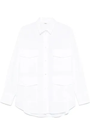 BARENA Dames, Blouses & Shirts, Wit, Maat: XS Katoen