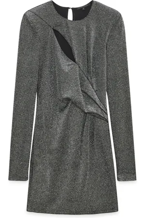 Patrizia Pepe Dames, Jurken, Grijs, Maat: S Jersey