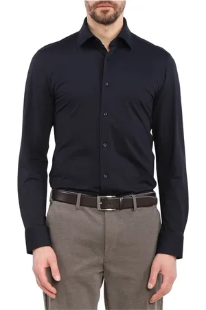 HUGO BOSS Heren, Overhemden, Blauw, Maat: L
