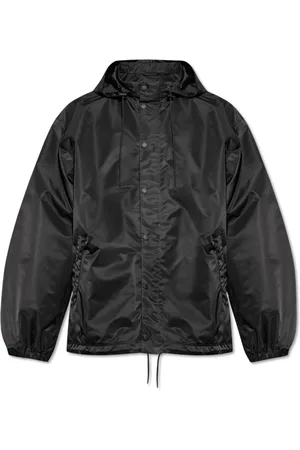 Balenciaga Heren, Jassen, Zwart, Maat: S Polyamide