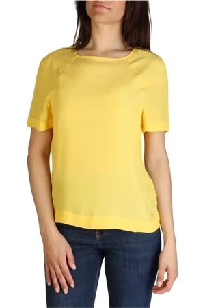 Tommy Hilfiger Dames, Tops, Geel, Maat: XS Viscose