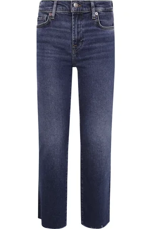 7 for all Mankind Dames, Jeans, Blauw, Maat: W29 Denim