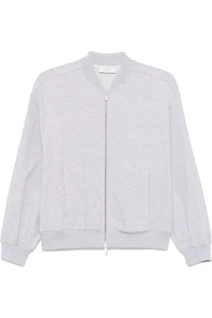 PESERICO SIGN Dames, Sweatshirts & Hoodies, Grijs, Maat: M Katoen
