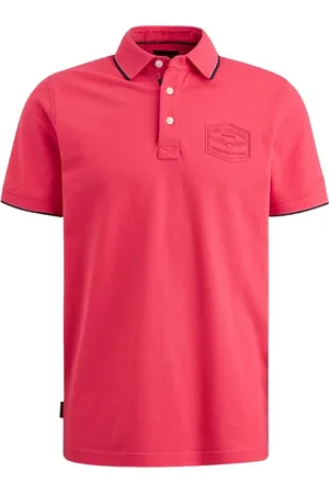 PME Legend™ Heren, Tops, Roze, Maat: M Piqué